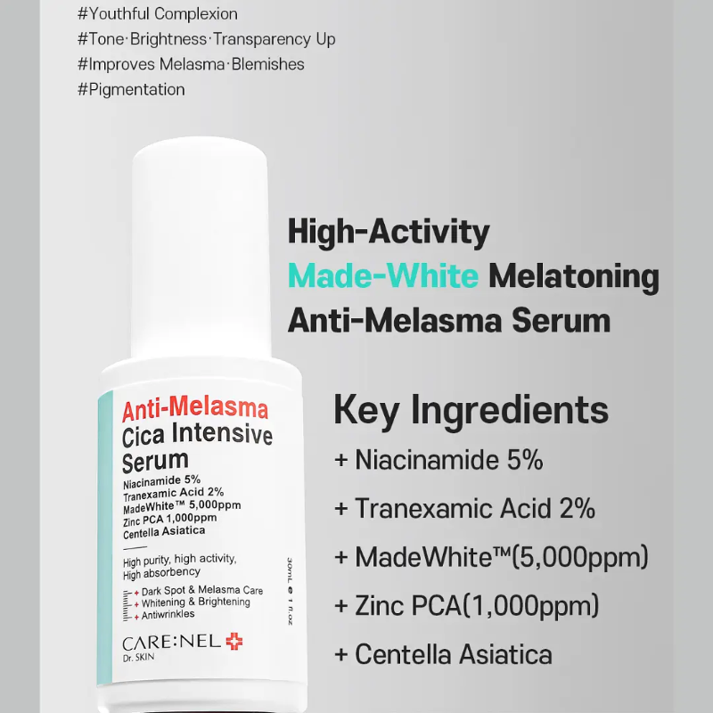 CARE:NEL Anti-Melasma Cica Intensive Serum 30ml