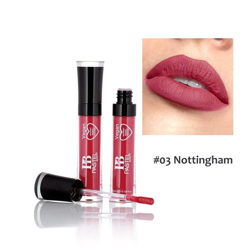 PASTEL BEAUTY megalast LIQUID Catsuit Matte Lipstick 03 Nottingham (4.8ml)