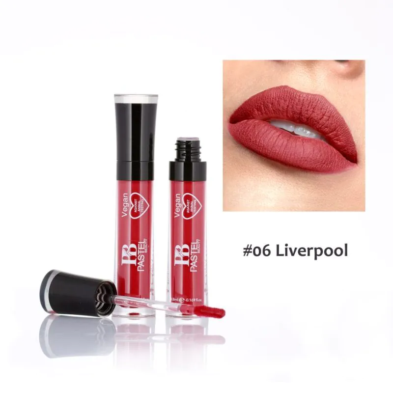 PASTEL BEAUTY megalast LIQUID Catsuit Matte Lipstick 06 Liverpool (4.8ml)