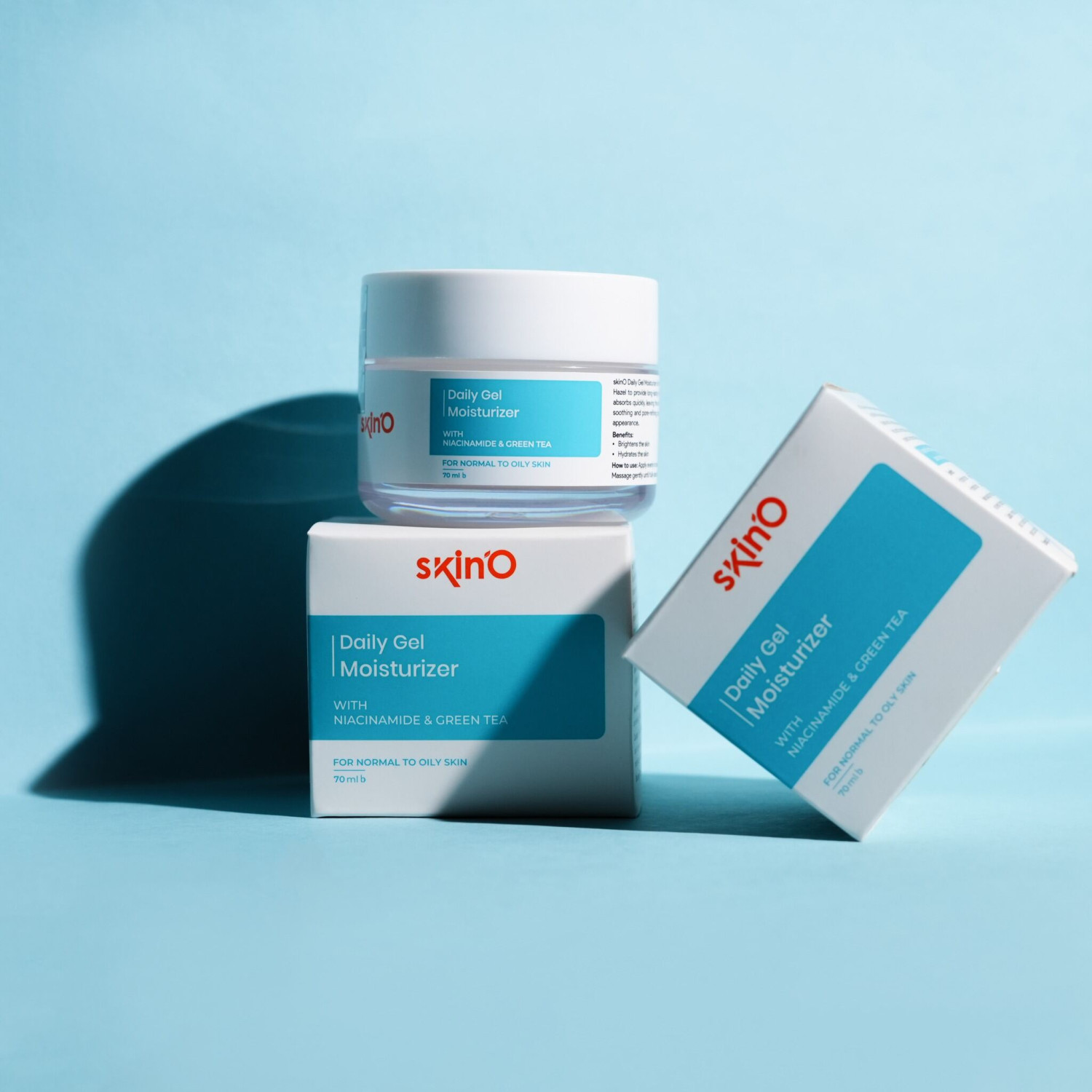 Skin’o Daily Gel Moisturizer with Niacinamide & Green Tea 70ml