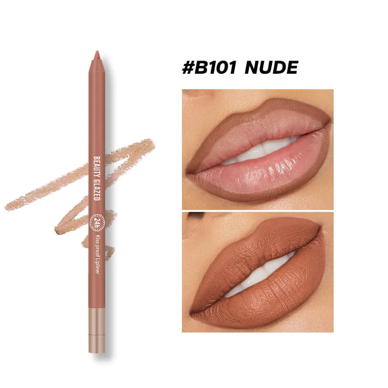 Beauty Glazed Lively Waterproof & Long Lasting Lip Liner B101 Nude