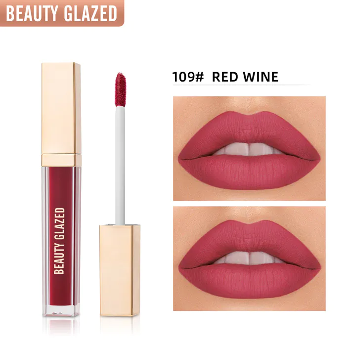 Beauty Glazed True Matte Liquid Lipstick 109 Red Wine