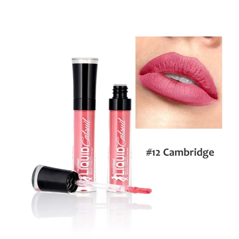 PASTEL BEAUTY megalast LIQUID Catsuit Matte Lipstick 12 Cambridge (4.8ml)