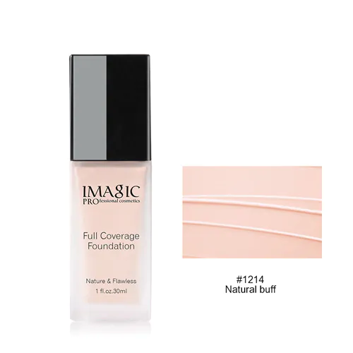 Imagic Full Coverage Natural And Flawless Foundation 1214 Natural Buff 30ml