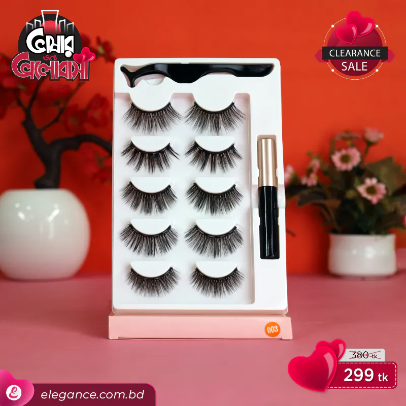 Magnetic 003 (5 pair) Eyeliner Eyelash Suit