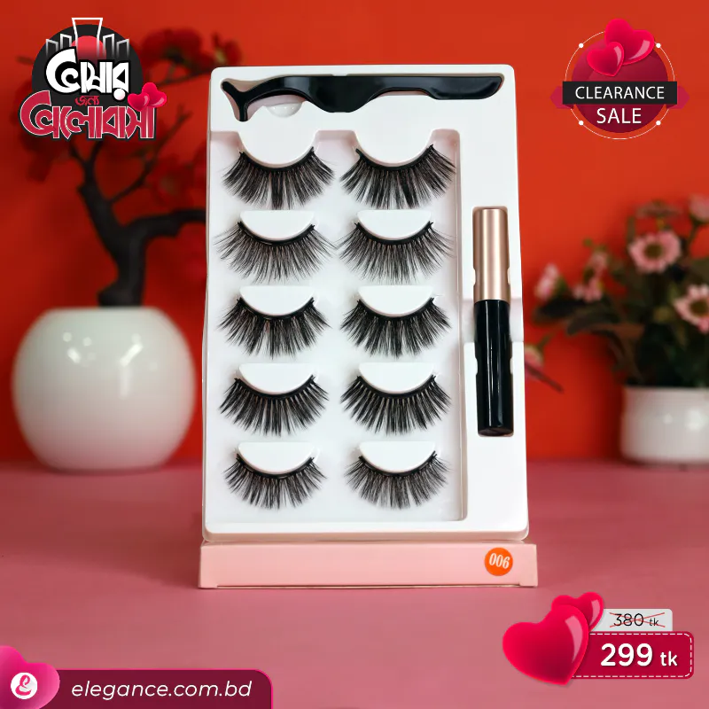 Magnetic 006 (5 pair) Eyeliner Eyelash Suit