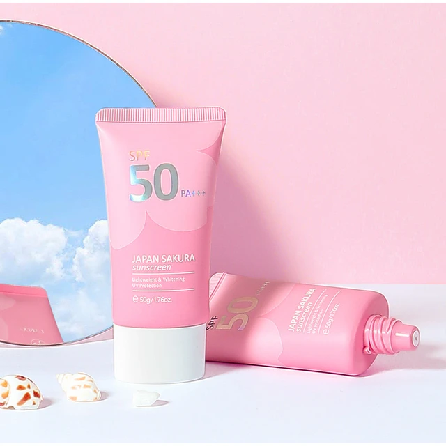 Laikou Japan Sakura Sunscreen SPF 50 PA+++ 50g