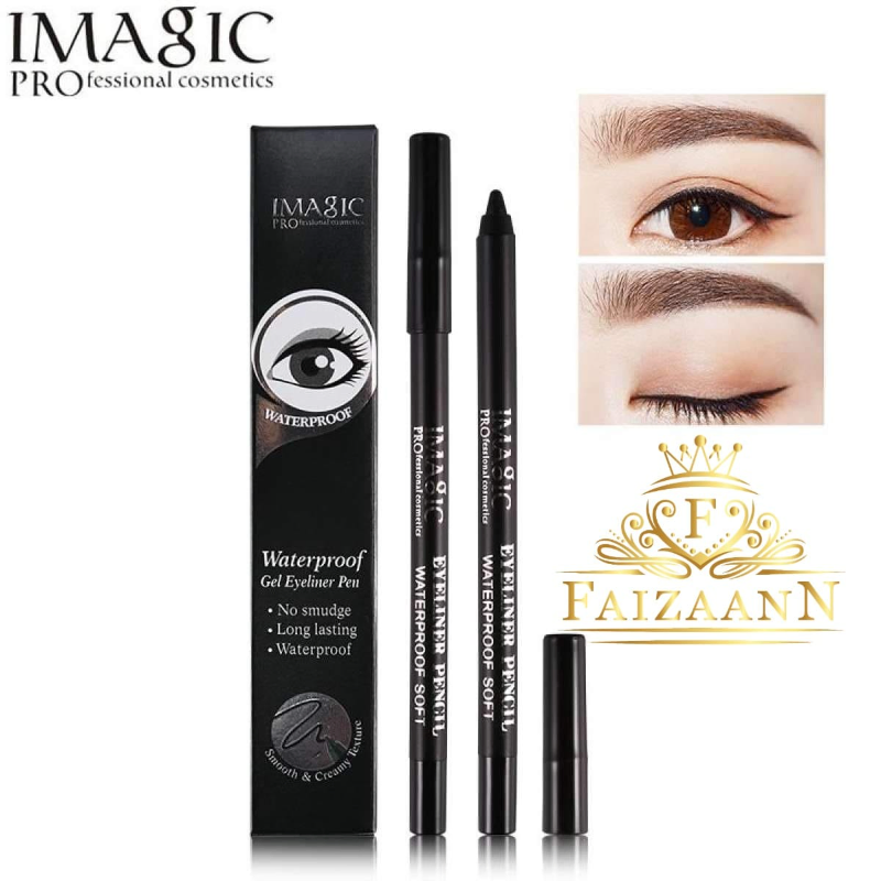 Imagic WaterProof Gel Eyeliner Pen 01 Real Black (Kajal)