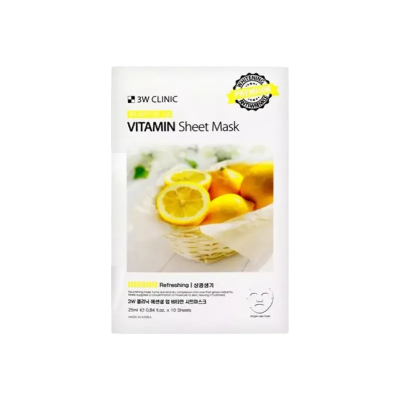 3W Clinic Vitamin Sheet Mask (25ml)
