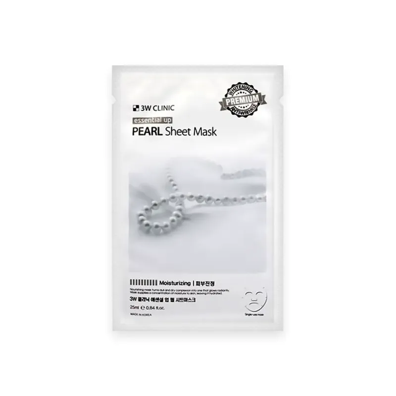 3W Clinic Essential Up Pearl Sheet Mask (25ml)