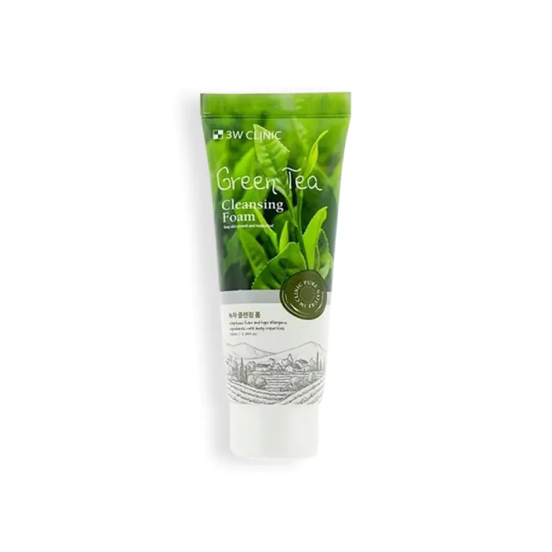 3W Clinic Green Tea Cleansing Foam 100ml