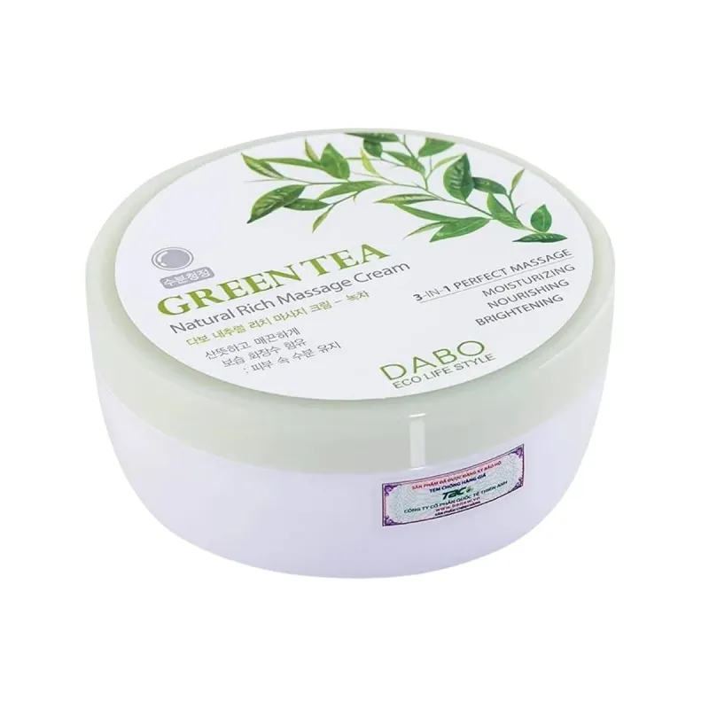DABO Natural Rich Green Tea Massage Cream 200ml