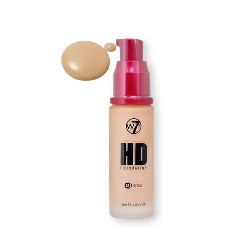 W7 12 Hour Hd Foundation Cream Brule (30ml)