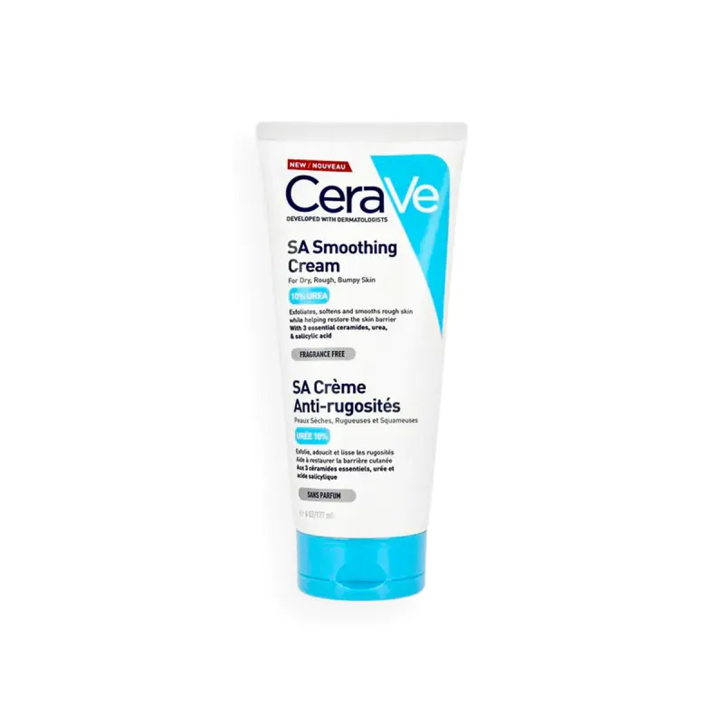 CeraVe SA Smoothing Cream 177ml For Dry, Rough, Bumpy Skin (France)