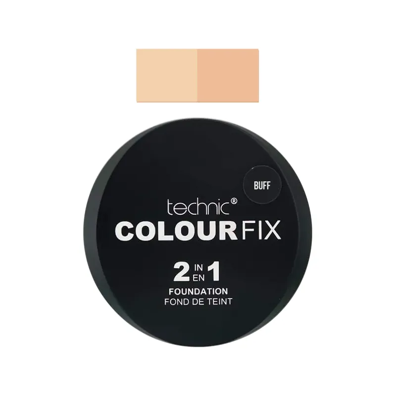Technic BUFF 2in1 Colour Fix Pressed Powder