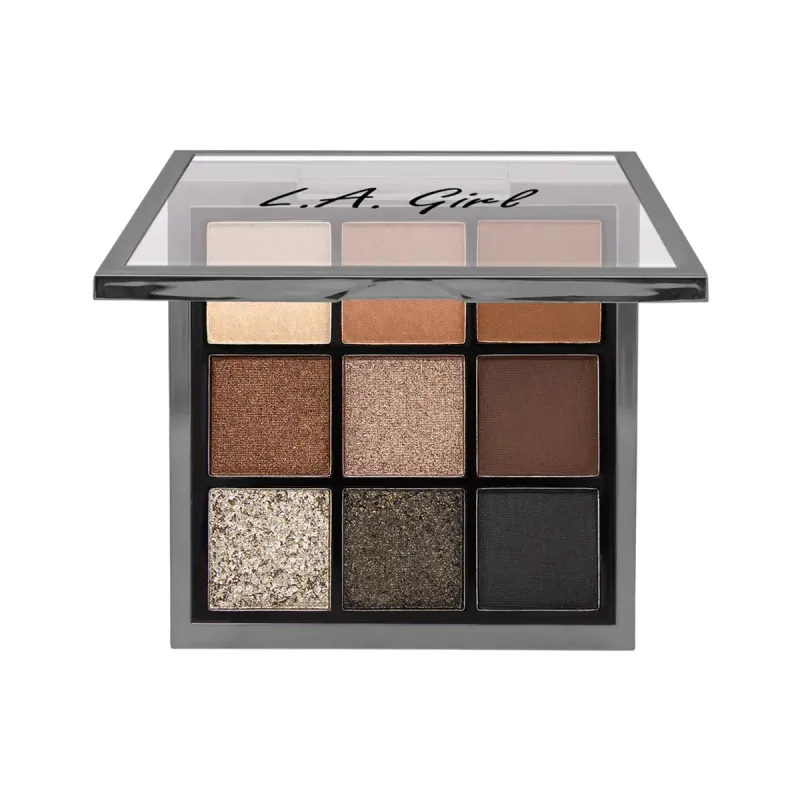 LA Girl 9 Color Eyeshadow Palette - Downplay