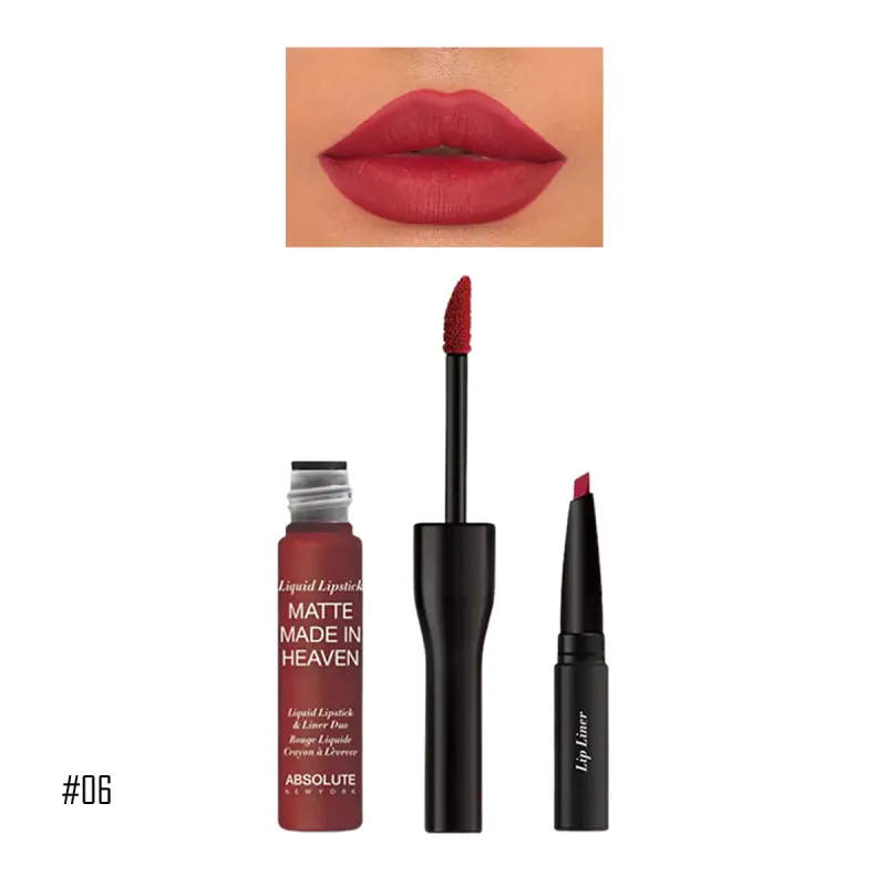ANY Matte Made In Heaven Liquid Lipstick & Liner Duo - MLIH06 -Bitten