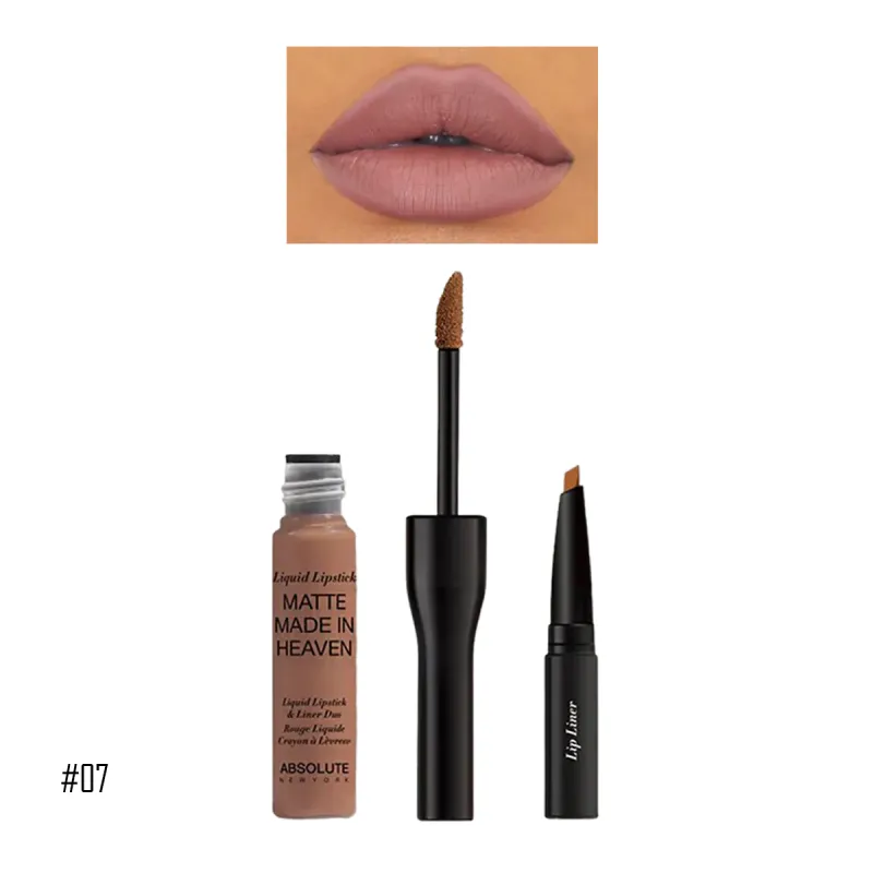 ANY Matte Made In Heaven Liquid Lipstick & Liner Duo - MLIH07 - Chai