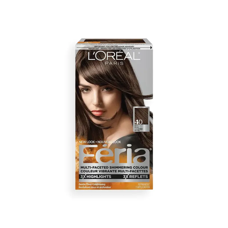 Loreal Hair Colour 40 Deeply Brown Chatain Fonce Profond