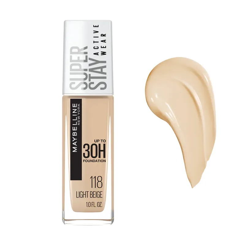 Maybelline 30H 118 Light Beige Superstay Foundation
