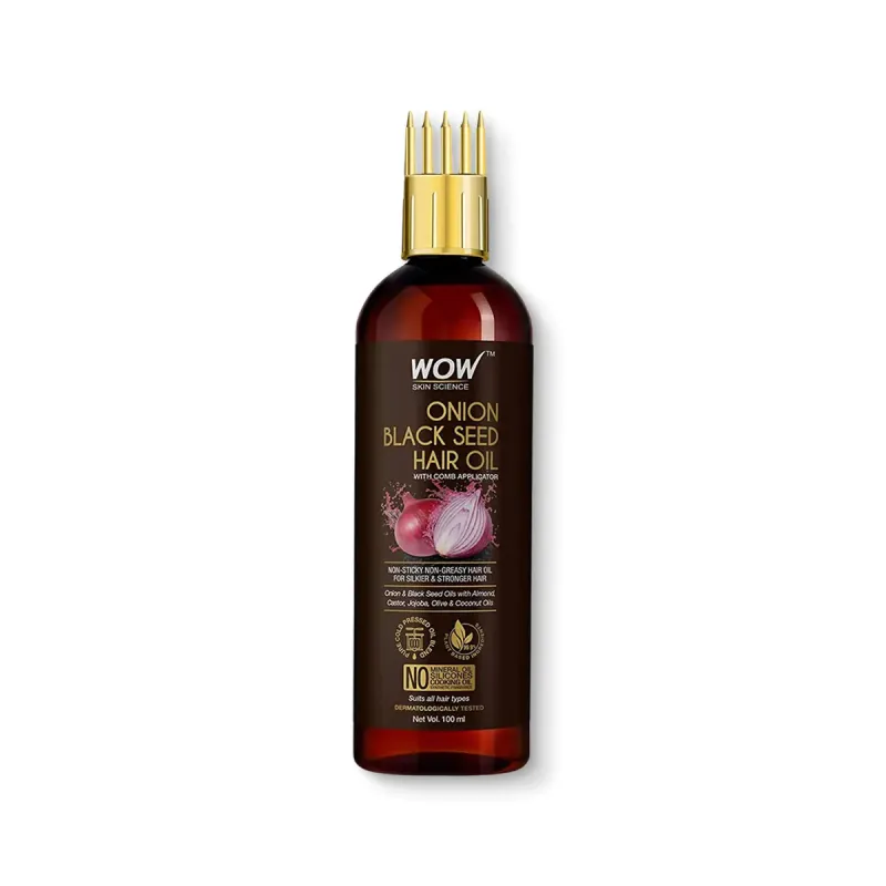 Wow Onion Black Seed Hair Oil with Comb 100 ml
