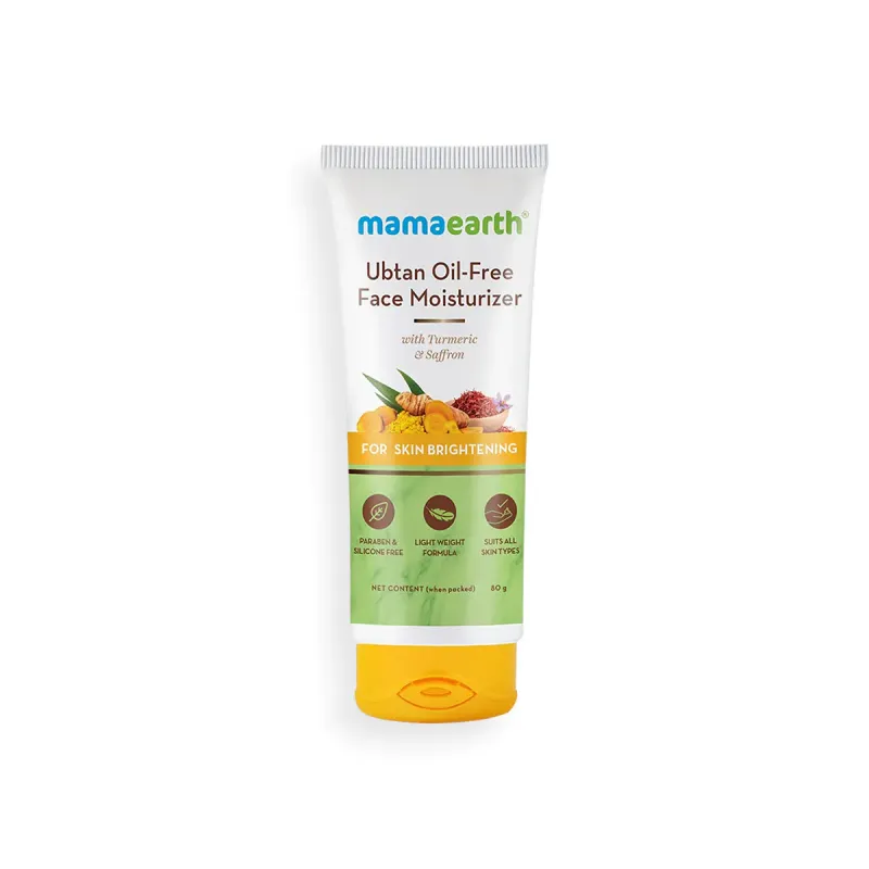 Mamaearth Ubtan Oil-Free Face Moisturizer for Skin Brightening