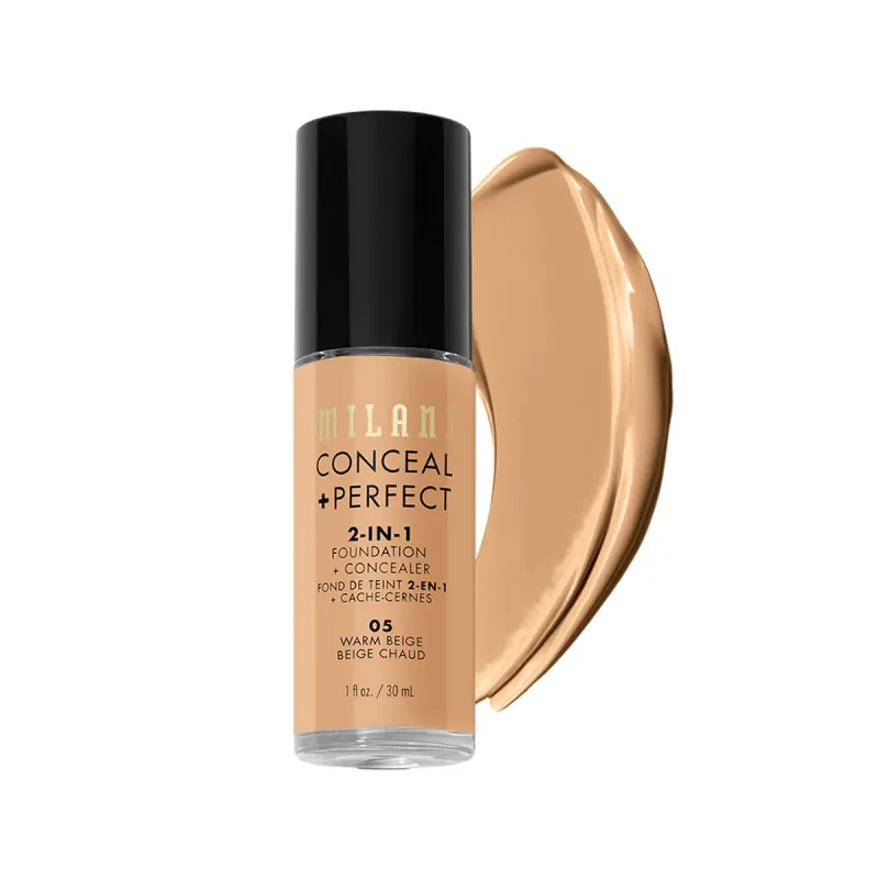 MILANI CONCEAL PERFECT 2IN1 FOUNDATION 05 Warm Beige