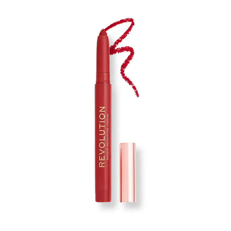 Revolution Velvet Kiss Lip Crayon Lipstick - Ruby