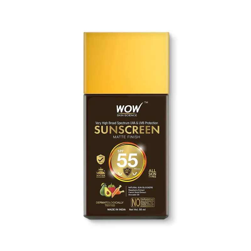 WOW SKIN SCIENCE Sunscreen Matte Finish - SPF 55 Pa+++