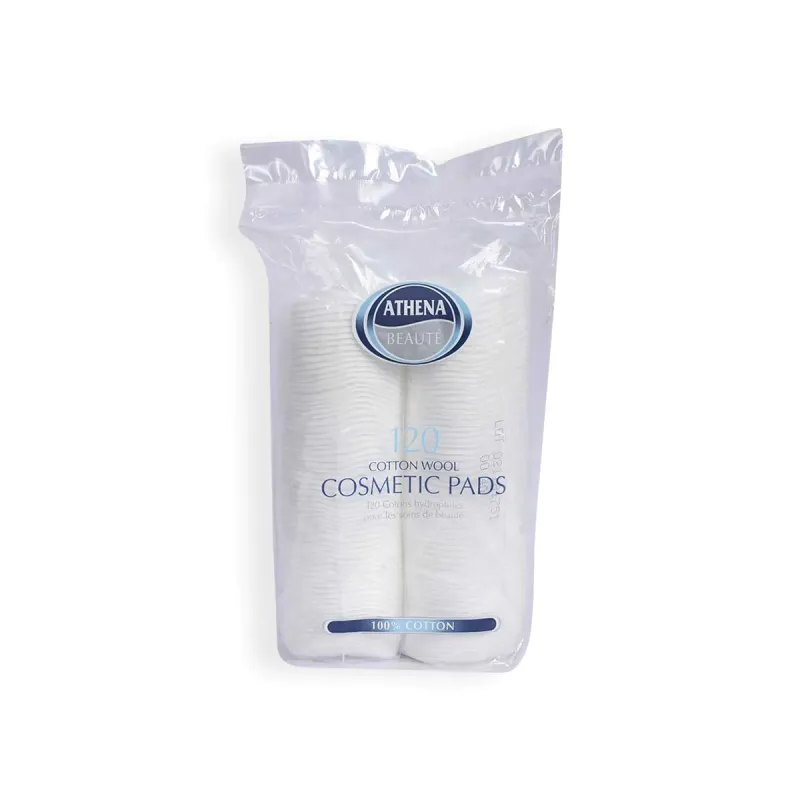 Athena Cotton Wool Cosmetic Pad 120pcs