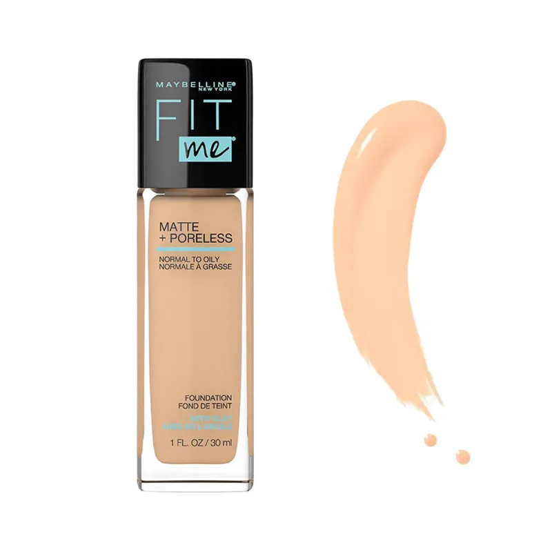 Maybelline Fit Me 128 Warm Nude Matte Poreless Foundation