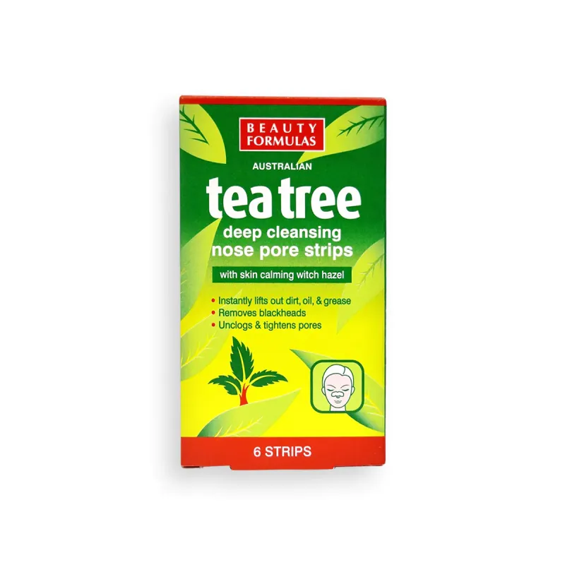 Beauty Formula Tea Tree Nose Pore Strip (6 Pcs)