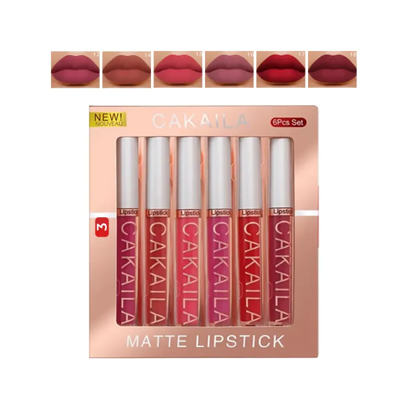 CAKAILA MATTE LIPSTICK 06Pcs Set (03)