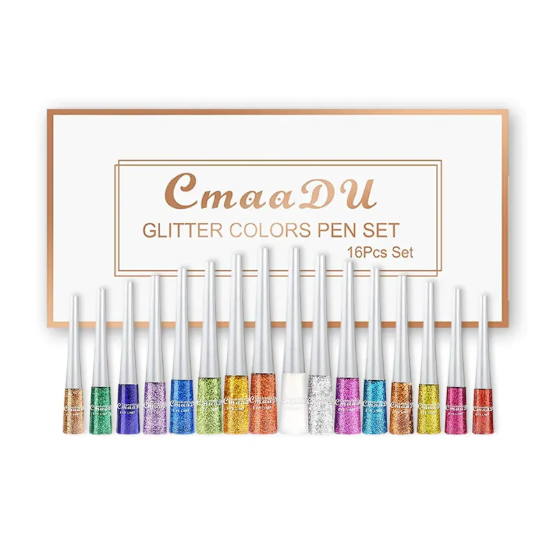 Cmaadu Glitter Colors Pen Set 16pcs