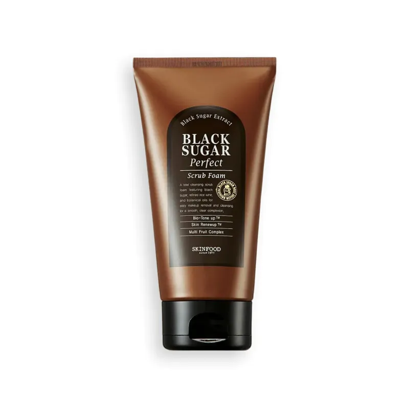 SKINFOOD Black Sugar Perfect Scrub Foam (180ml)