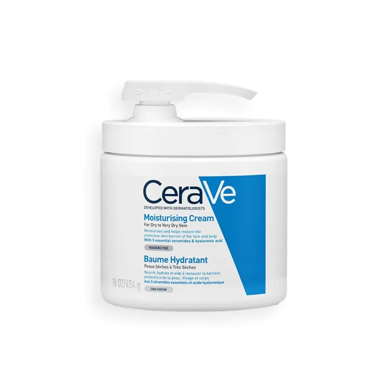 Cerave 454g Moisturising Cream Pump System For Dry To very dry Skin (Spain)