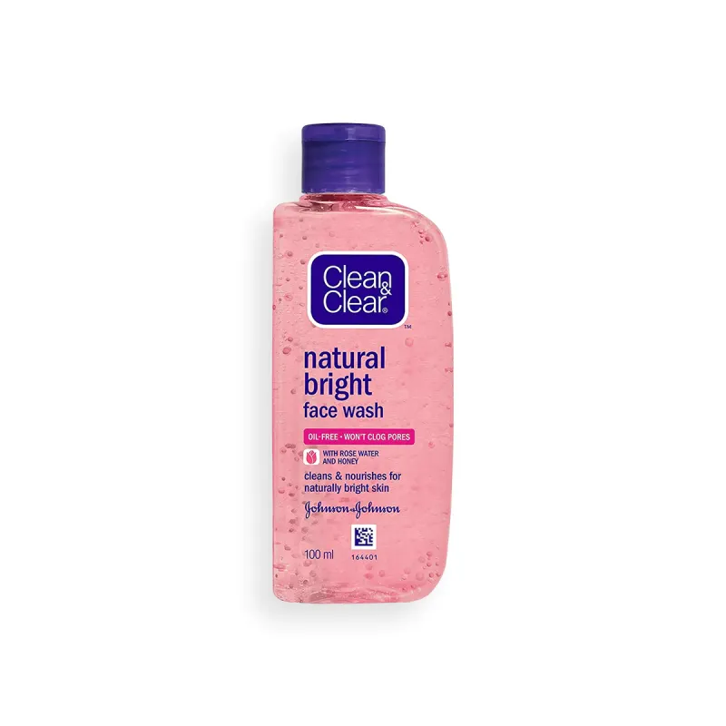 Clean & Clear Natural Bright Facewash, 100ml
