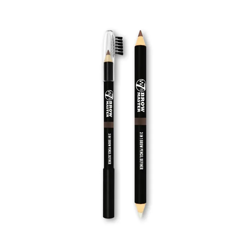 W7 Brow Master (Brown) 3 in 1 Brow Pencil