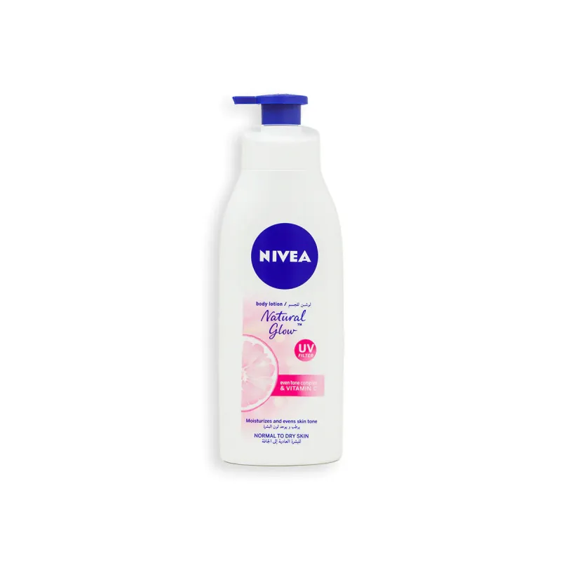 Nivea Natural Glow Body Lotion 400ml (Normal To dry Skin) UAE