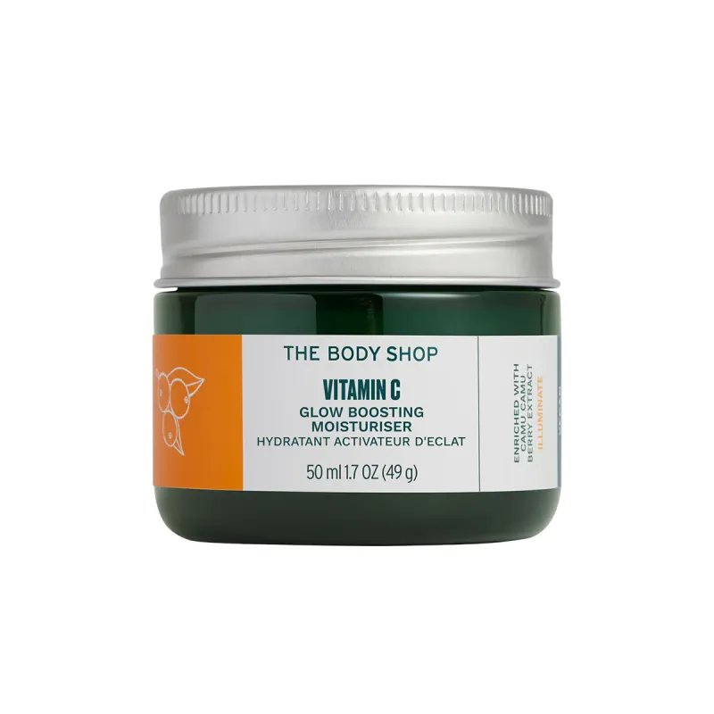 The Bodyshop Vitamin C Glow Boosting Moisturiser 50ml (New)