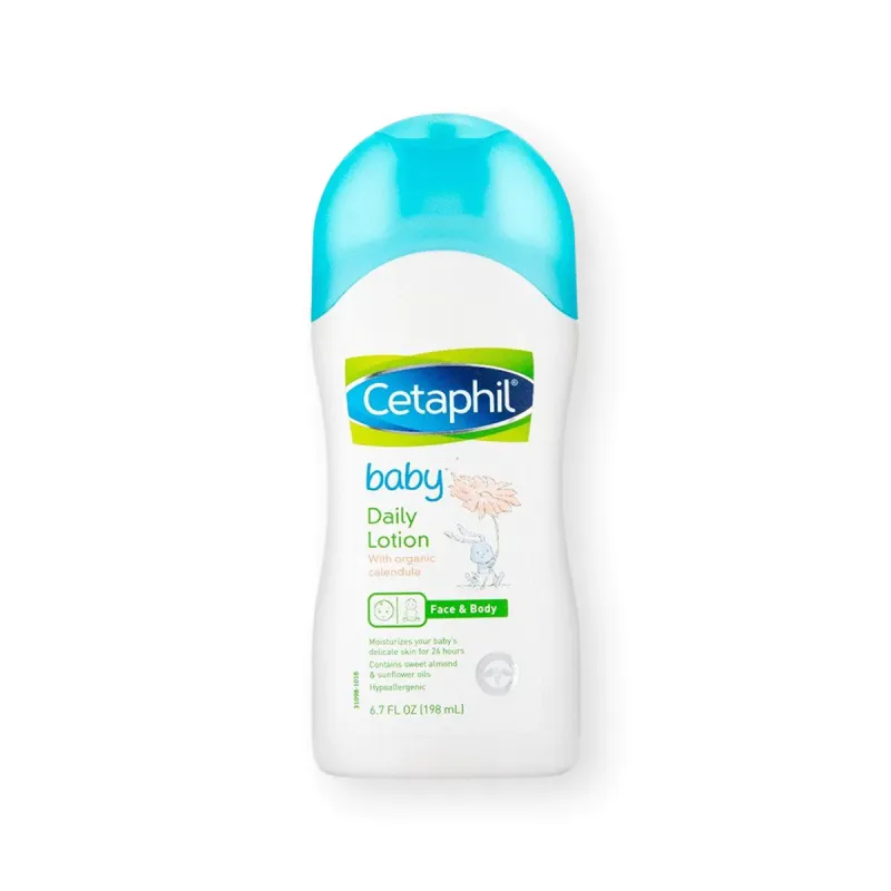 Cetaphil Baby Daily Lotion with Organic Calendula - 198ml