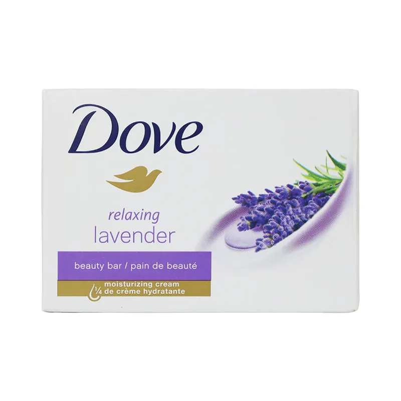 Dove Beauty Cream Moisturizing Bar Soap Relaxing Lavender