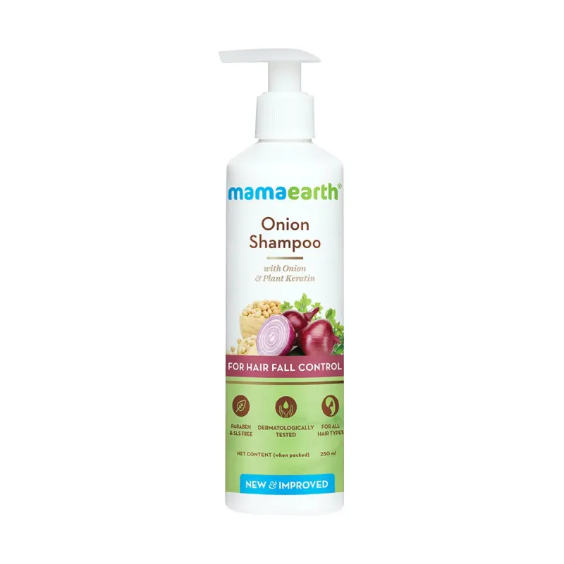 Mamaearth Onion Hair Fall Shampoo for Hair Growth & Hair Fall Control-250ml