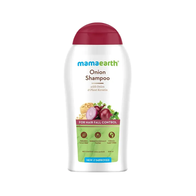 Mamaearth Onion Hair Fall Shampoo for Hair Growth & Hair Fall Control-200ml