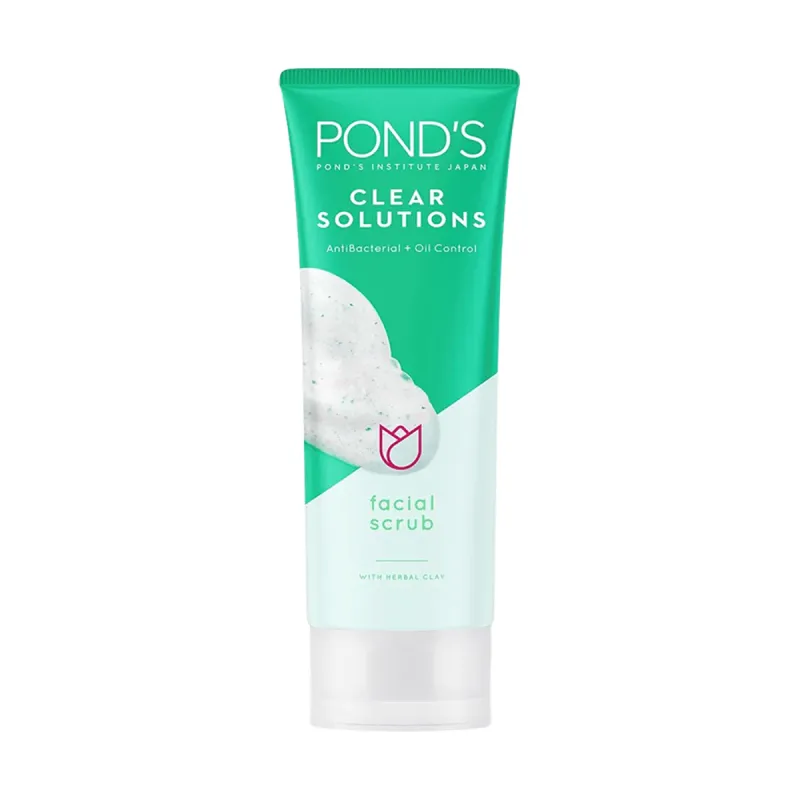 Pond’s Clear Solutions Facial Scrub With Herbal Clay 100ml