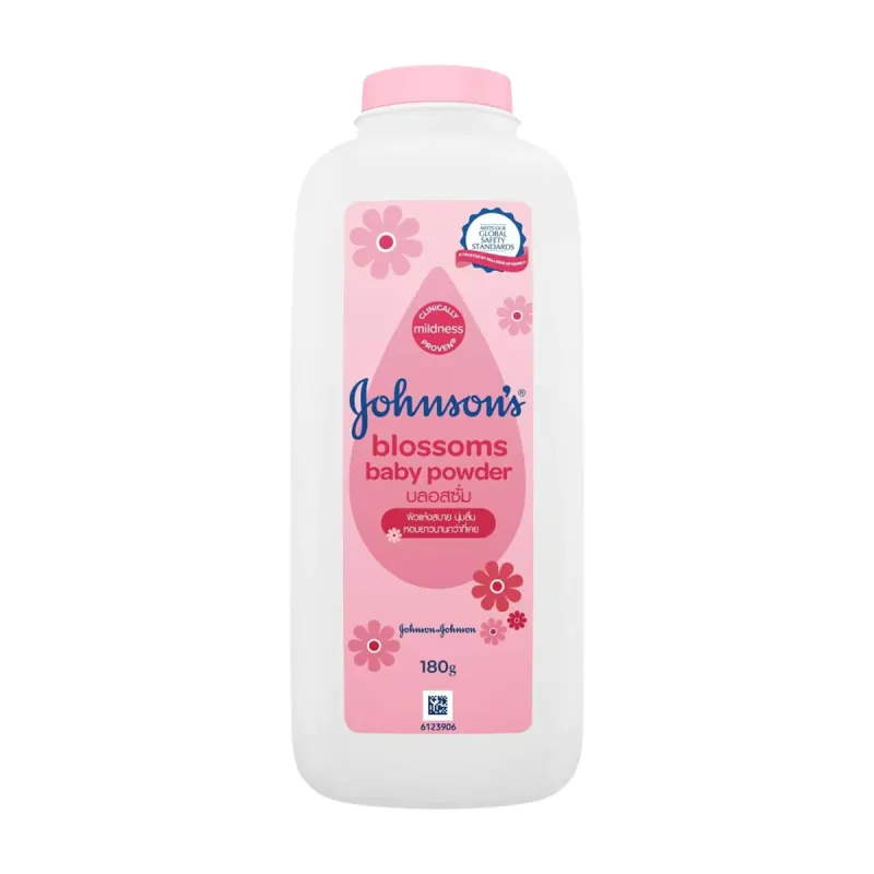 Johnson's Baby Powder Blossoms Dry, Comfortable, Long Lasting 180g