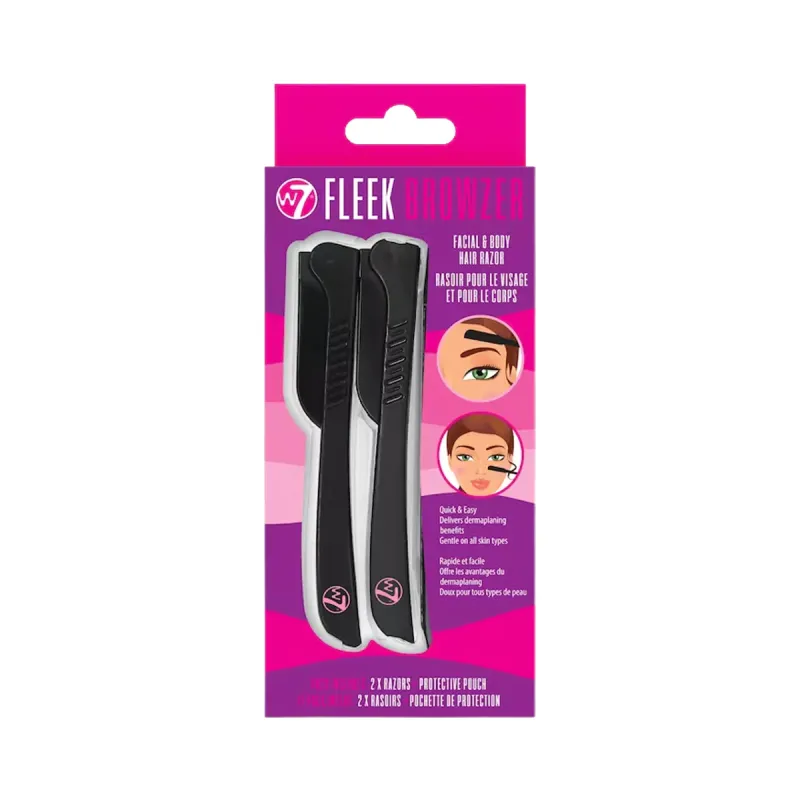 The W7 Fleek Browzer Facial & Body Razor (3Pcs)