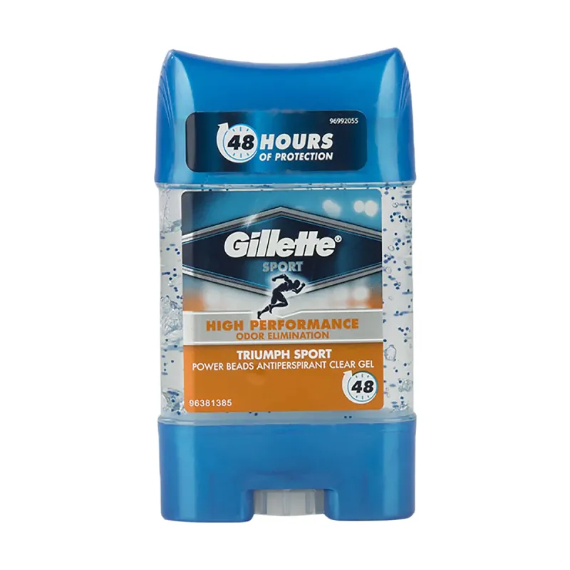 Gillette Sport High Performance Odor Elimination Sport Triumph Power Breds Antiperspirant Gel Power 75ml