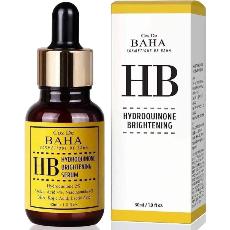 COS DE BAHA 2% HYDROQUINONE BRIGHTENING SERUM 30ML (HB)