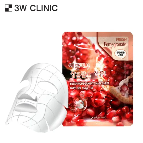 3W CLINIC FRESH POMEGRANATE SHEET MASK